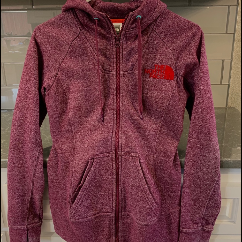 The North Face zip up sweater jacket